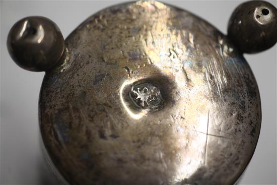An 18th century Scandinavian? silver beaker, 3.1 oz.